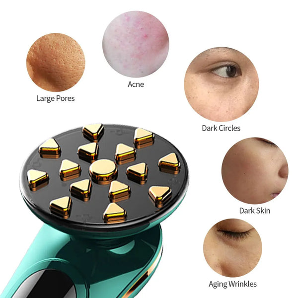 5 In1 Rf LED Photon Therapy Face Lifting Massager EMS Microcurrent Skin Rejuvenation Machine Beauty Equipment anti Aging Wrinkle